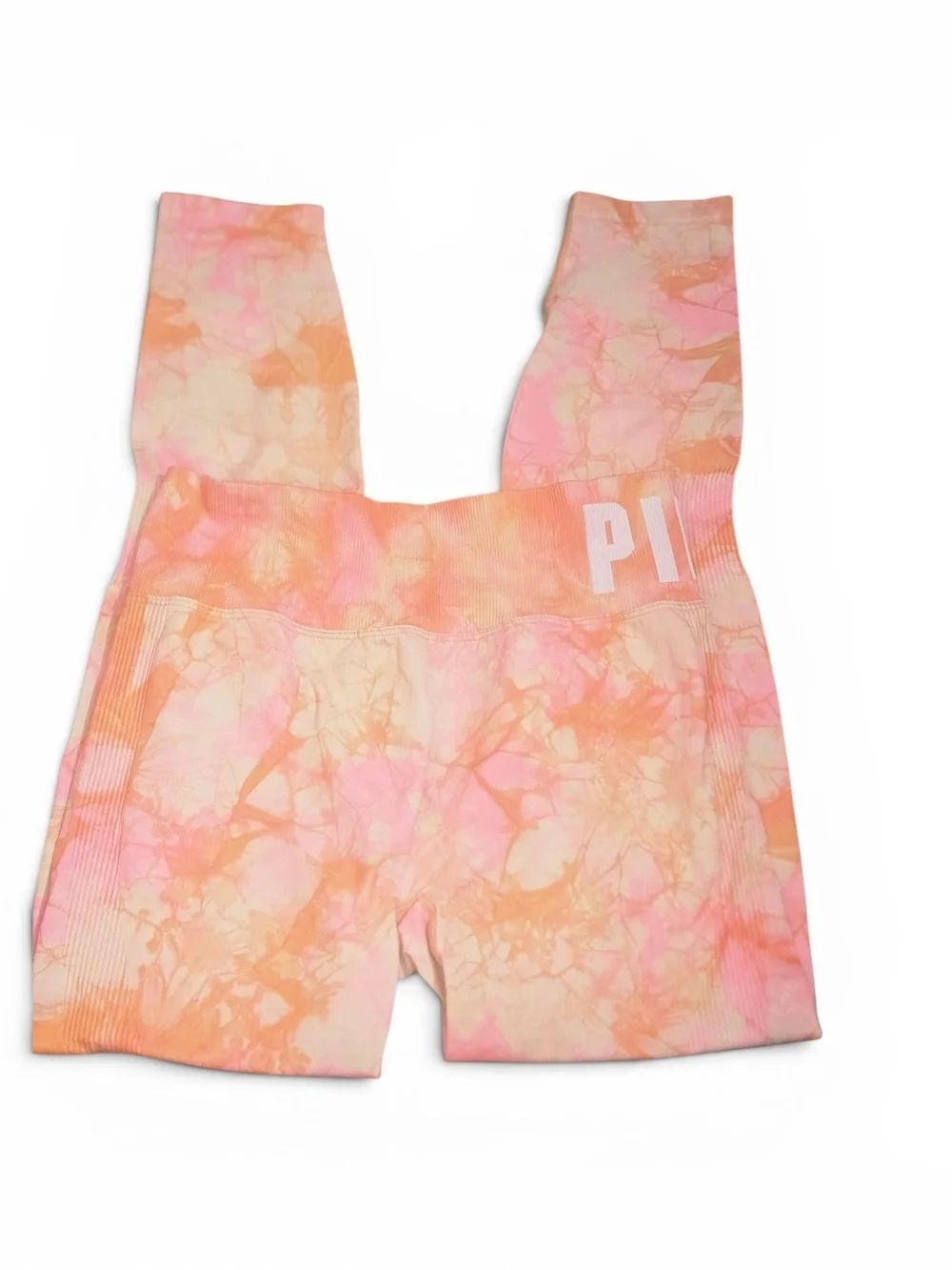Victoria's Secret PINK Active Seamless Tie-Dye Leggings Size Medium
